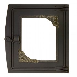 Дверка топочная окрашенная со стеклом Рублит ДТ-4С "Полесье"