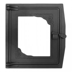 Дверка топочная окрашенная со стеклом Рублит ДТ-4С "Полесье"