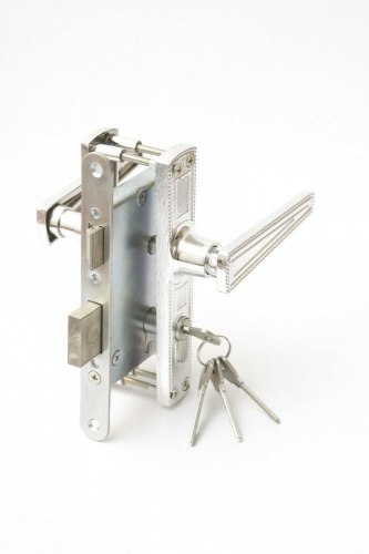 Замок врезной Омега ЗВ4-3/01 бронза