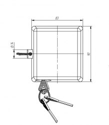 Замок навесной Зенит ВС2-10 (с 1 секретом)