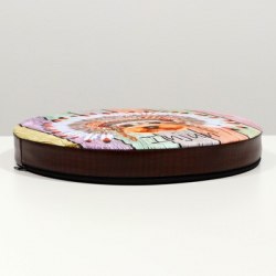 Круглый матрас ДИЗАЙН M 47*47*6 PerseiLine ЛД-121 Йорк-индеец