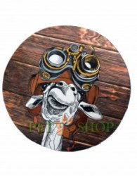 Круглый матрас ДИЗАЙН M 47*47*6 PerseiLine PerseiLine ЛД-123 Креативный жираф