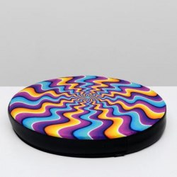 Круглый матрас С ИЛЛЮЗИЕЙ ДИЗАЙН #1 M 47*47*6 PerseiLine ЛД-111