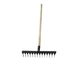 Грабли витые с черенком 10 зубьев