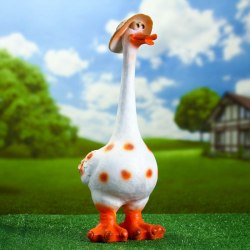 Садовая фигурка из гипса Гусь Мартин 52*25см