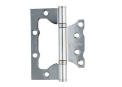 Петля дверная неврезная B-100*75*2,5 -CP S-Locked 120323-2 (2шт в комплекте)