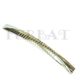 Мебельная ручка FURBAT 2687-96 матовый хром/хром