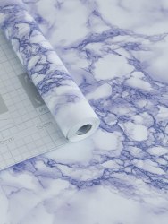 Пленка самоклеящаяся 0,9*8м мрамор бело-фиолетовый Axelfix 3836В