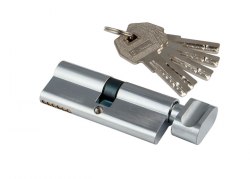 Цилиндровый механизм ZZ-402-B-60- CP ключ/вертушка хром S-Locked 120354