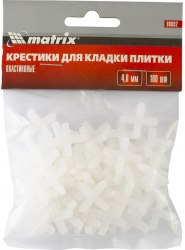 Крестики, 4,0мм, для кафельной плитки100шт