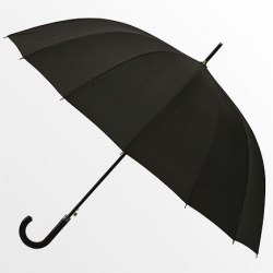 Зонт мужской Ame Yoke L 70 чёрный