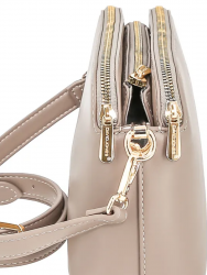 Сумка женская David Jones 7342 песочная, чёрная, кофе