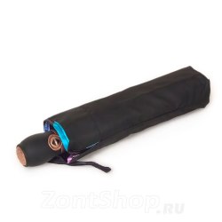 Зонт женский автомат Три слона 107 чёрный