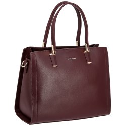 Сумка David Jones CM6718-5 бордовый, серый