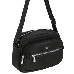 Сумка David Jones CM7630-1 слоновая кость, чёрный