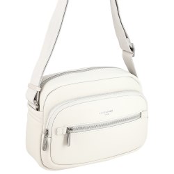 Сумка David Jones CM7630-1 слоновая кость, чёрный