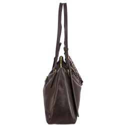 Сумка David Jones CM8677 чёрный, темно- коричневый