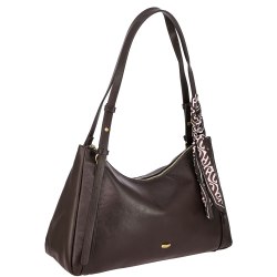 Сумка David Jones CM8677 чёрный, темно- коричневый