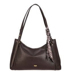 Сумка David Jones CM8677 чёрный, темно- коричневый