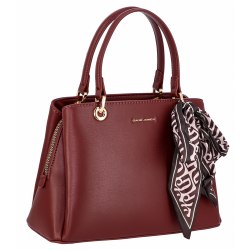 Сумка David Jones CM8554 темно- коричневый, бордовый