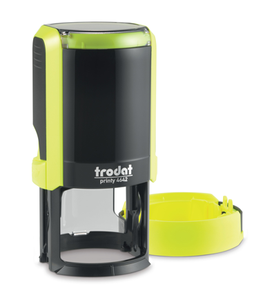 Печать на автоматической оснастке Тродат, D=42 mm (клише из полимера)