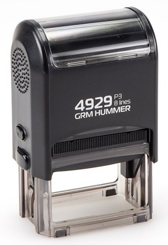 Штамп автоматический GRM HUMMER 4929, 50х30 мм (Артикул 406)