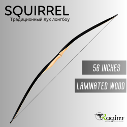 Лук традиционный RAGIM Longbow Squirrel 56"