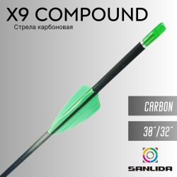 Комплект карбоновых стрел Sanlida X9 Compound Arrow