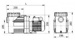 Насос Victoria plus Silent Astralpool 0,78 квт, 16 куб.м/ч, 230