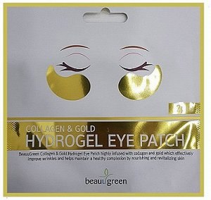 Патчи для глаз гидрогелевые BEAUUGREEN Collagen & Gold Hydrogel Eye Patch 4гр