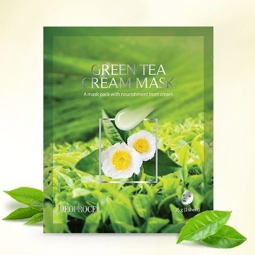 Маска на тканевой основе DEOPROCE GREEN TEA MASK