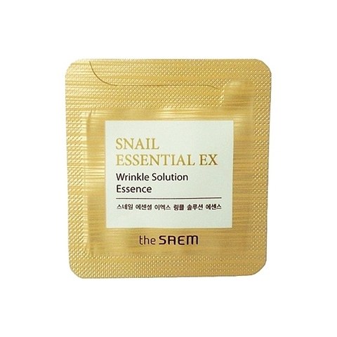 Эссенция антивозрастная Пробник THE SAEM Snail Essential EX Wrinkle Solution Essence 1мл