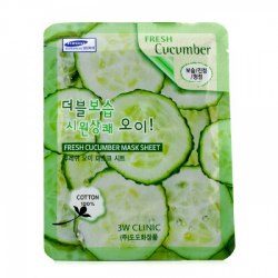 Тканевая маска ЗW CLINIC Fresh Cucumber Mask Sheet