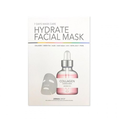 Набор тканевых масок для лица DERMAL 7 Days Facial Care Hydrate Facial Mask 7 pcs