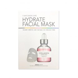 Набор тканевых масок для лица DERMAL 7 Days Facial Care Hydrate Facial Mask 7 pcs