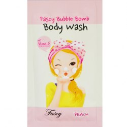 Гель для душа персиковый пробник FASCY Bubble Bomb Body Wash Peach