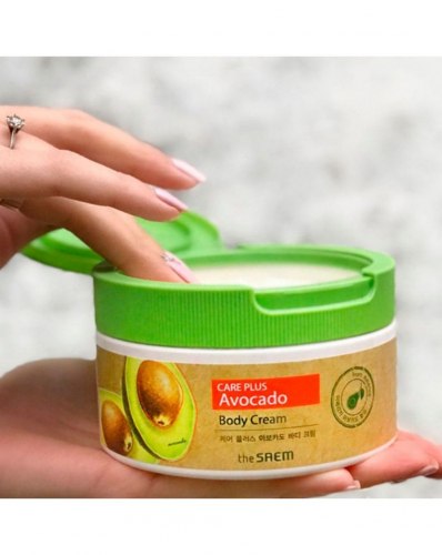 Крем для тела с экстрактом авокадо THE SAEM Care Plus Avocado Body Cream 300мл