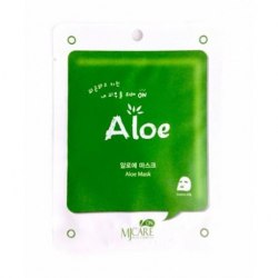 Маска тканевая с алоэ MIJIN MJ on Aloe mask pack 22гр