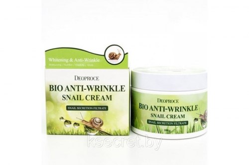 Крем для лица против морщин с экстрактом улитки DEOPROCE MOISTURE SILK VOLUME HONEY CREAM 100гр