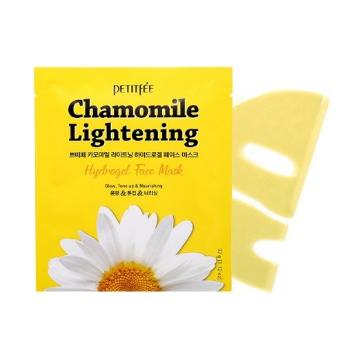 Маска для лица гидрогелевая PETITFEE Chamomile Lightening Hydrogel Face Mask