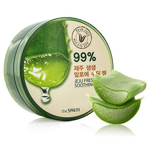 Гель с алоэ универсальный увлажняющий THE SAEM Jeju Fresh Aloe Soothing Gel 99% 300мл