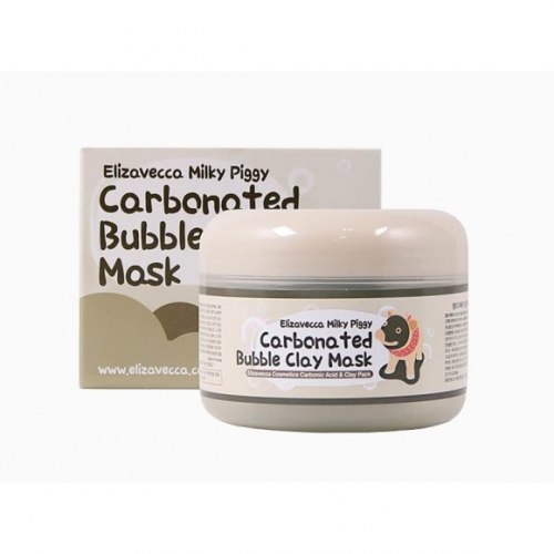 Маска для лица глиняно-пузырьковая ELIZAVECCA Carbonated Bubble Clay Mask 100гр