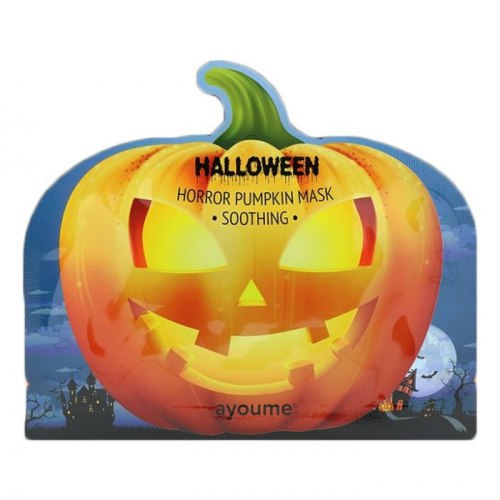 Маска успокаивающая с экстрактом тыквы AYOUME Halloween Horror Pumpkin Mask Soothing