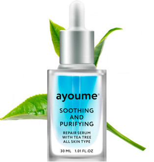 Сыворотка для лица успокаивающая AYOUME Tea Tree Soothing-&-Purifying serum 30мл