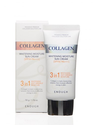 Крем солнцезащитный ENOUGH 3in1 Collagen Sun Cream 50мл
