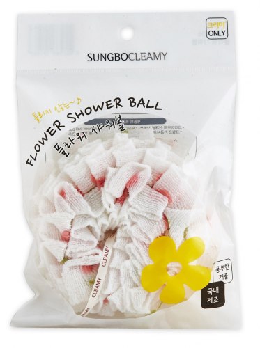 Мочалка для душа SUNGBOCLEAMY Flower shower ball 1шт