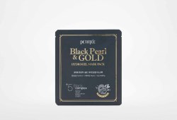 Гидрогелевая маска с золотом и черным жемчугом PETITFEE Black Pearl Gold Hydrogel Mask Pack