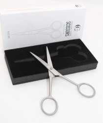 Ножницы профессиональные для коррекции формы бровей CC Brow Lucas Cosmetics Scissors (stainless still)