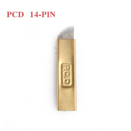 Игла для микроблейдинга Скошенная PCD 14 PIN