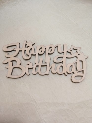 Топпер-надпись "С Днем рождения" на английском